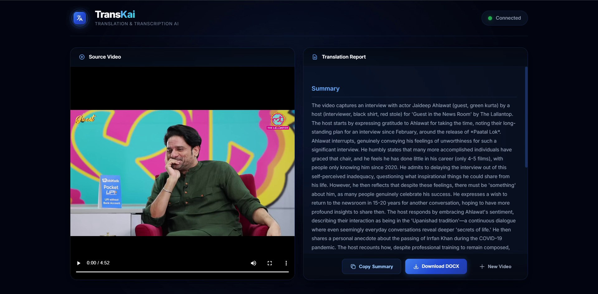 Real-time AI detection of brand mentions, on-screen graphics, and speaker handoffs
